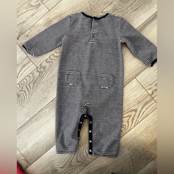 Janie and Jack Striped Baby Onesie size 12-18 months - Picture 5 of 6